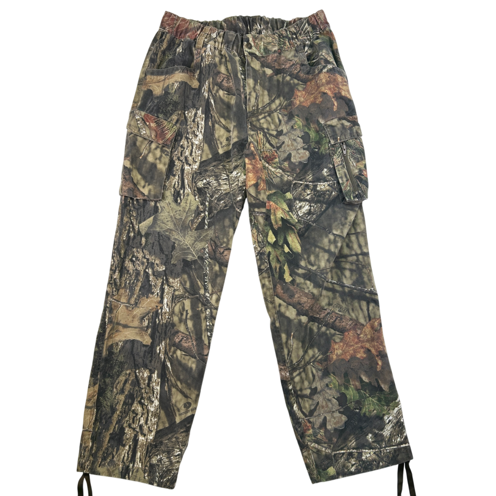 Guide Gear Pants Mens 2XL Camo Cargo Mossy Oak Hunting Outdoor Drawstring